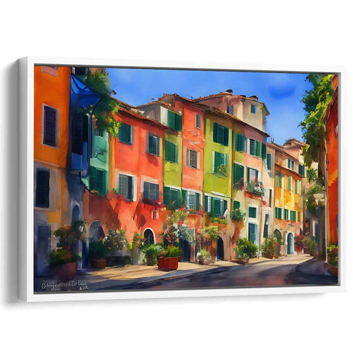 Watercolor Portofino Streets #110