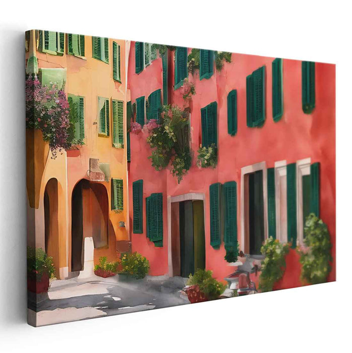 Watercolor Portofino Streets #115