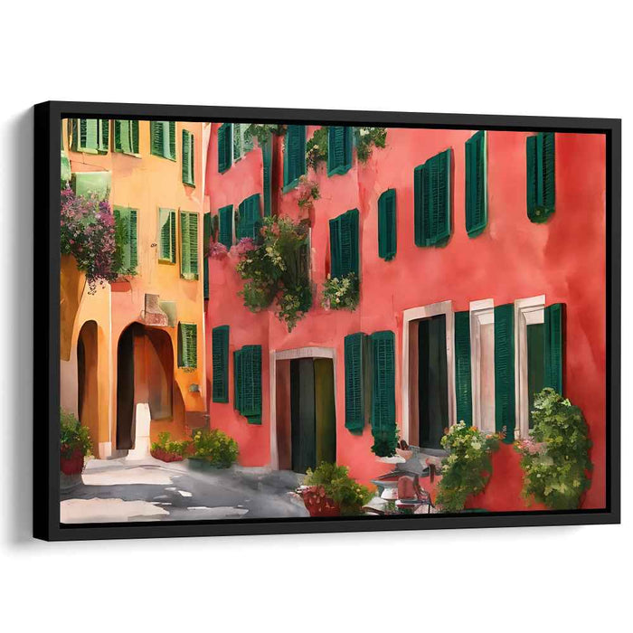 Watercolor Portofino Streets #115