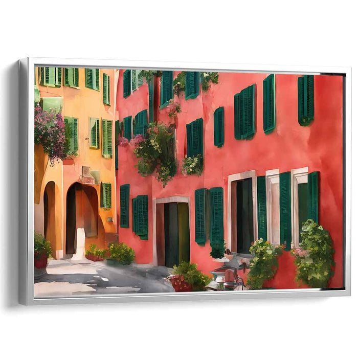 Watercolor Portofino Streets #115