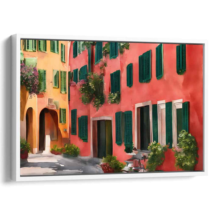 Watercolor Portofino Streets #115
