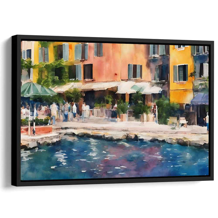 Watercolor Portofino Streets #124