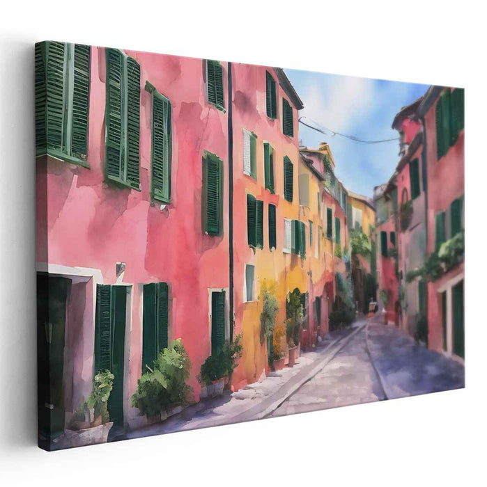 Watercolor Portofino Streets #135