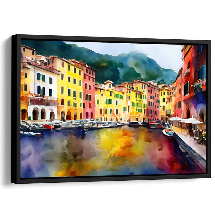 Watercolor Portofino Streets #137