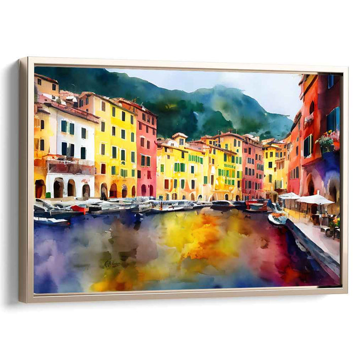 Watercolor Portofino Streets #137