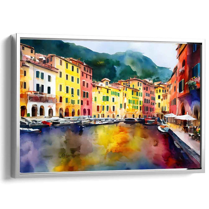 Watercolor Portofino Streets #137