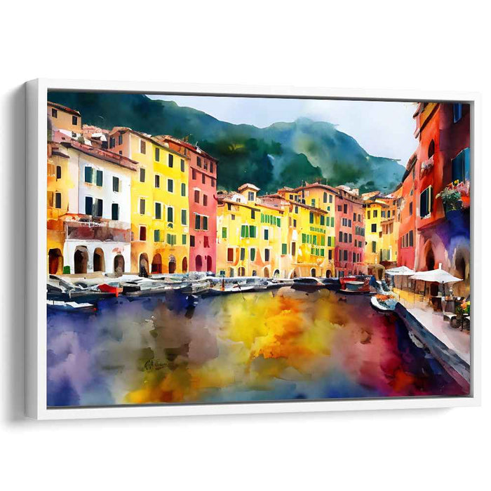 Watercolor Portofino Streets #137