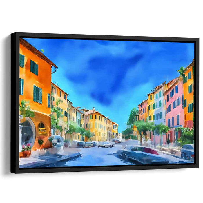 Watercolor Portofino Streets #141