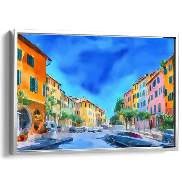 Watercolor Portofino Streets #141