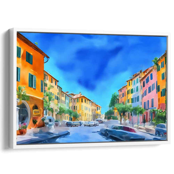 Watercolor Portofino Streets #141