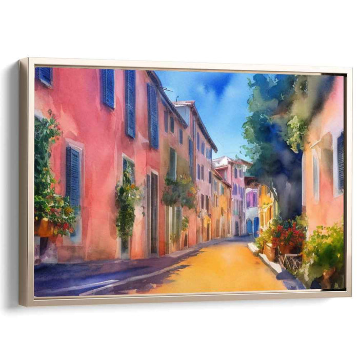 Watercolor Portofino Streets #142