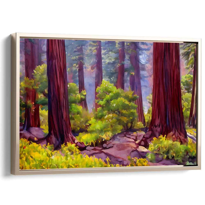 Watercolor Redwoods National Park #101
