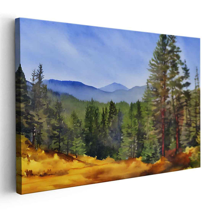 Watercolor Redwoods National Park #105