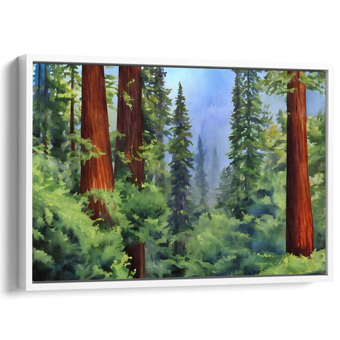 Natural Tranquility: Serene Nature Landscape Canvas Art Print