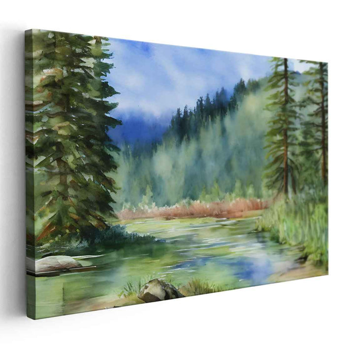 Watercolor Redwoods National Park #113