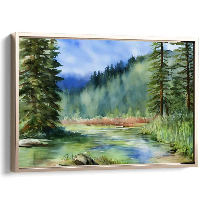 Watercolor Redwoods National Park #113