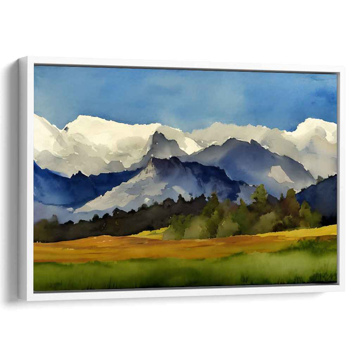 Watercolor Rocky Mountains #106