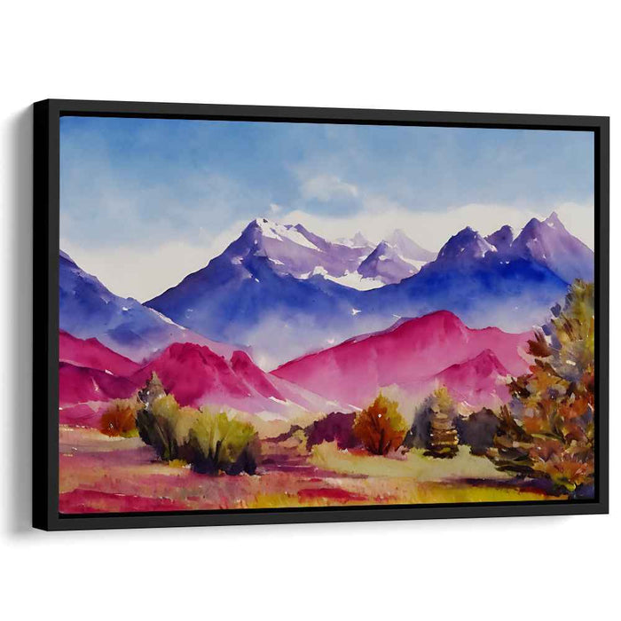 Whispers on the Breeze: Impressionist Landscape Watercolor Painting