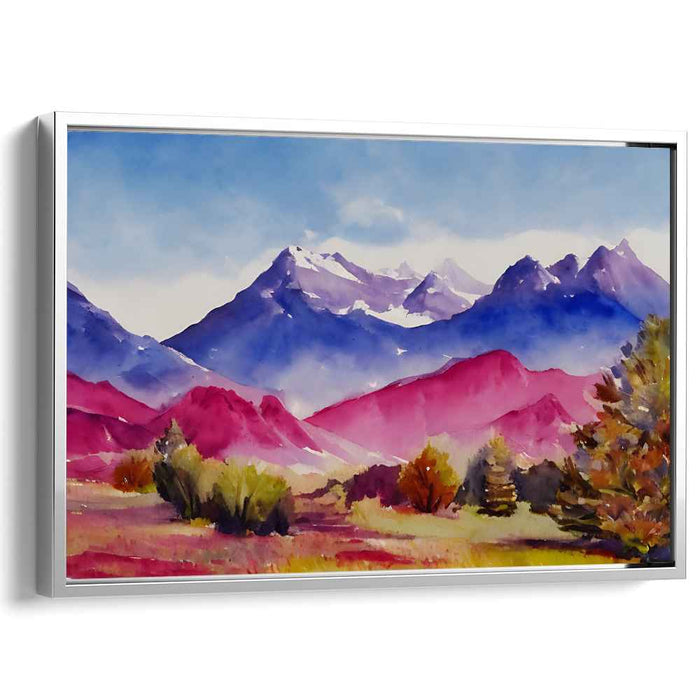 Whispers on the Breeze: Impressionist Landscape Watercolor Painting