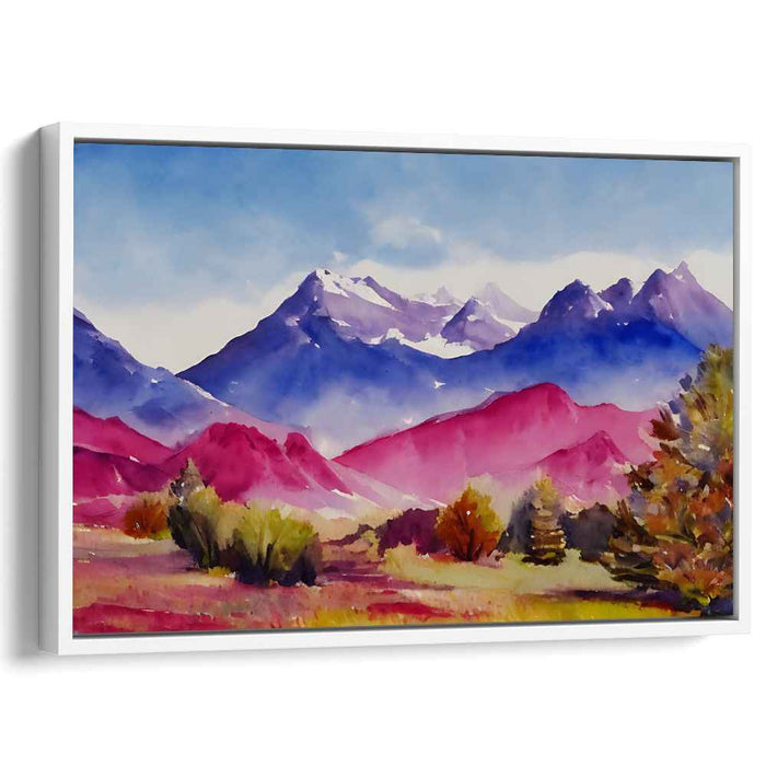 Whispers on the Breeze: Impressionist Landscape Watercolor Painting