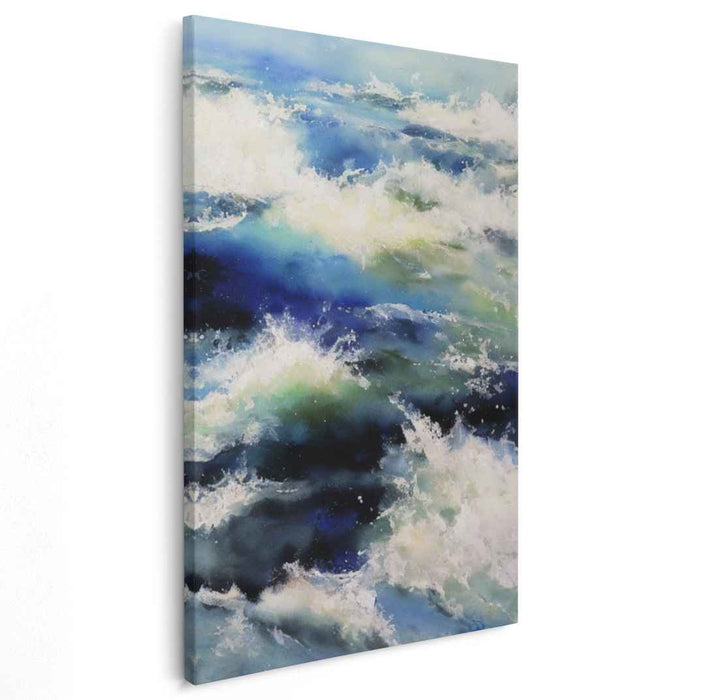 Oceanic Symphony Burst: Dynamic Marine Canvas Art Print