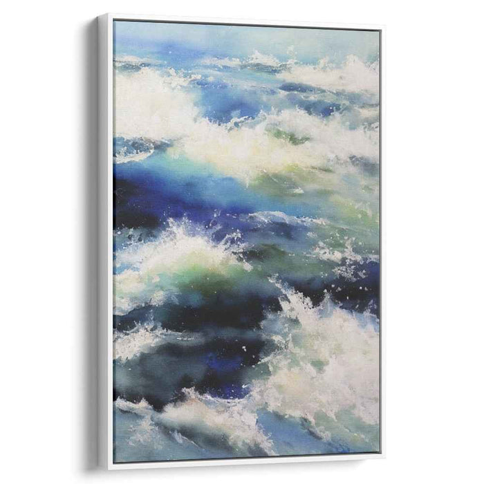 Oceanic Symphony Burst: Dynamic Marine Canvas Art Print