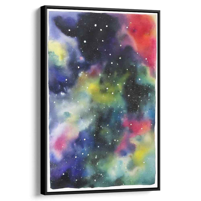 Cosmic Ripples Unveiled: A Journey Through Abstract Cosmos Canvas Art Print