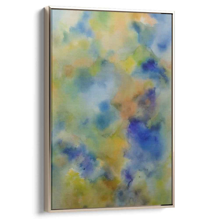 Pastel Waterfalls: A Watercolor Dream Canvas Art Print