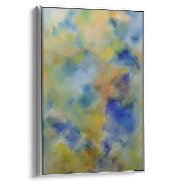Pastel Waterfalls: A Watercolor Dream Canvas Art Print