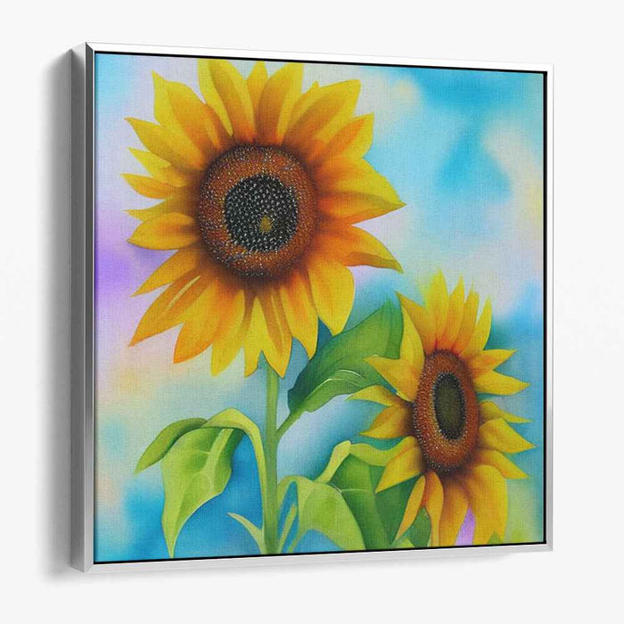 Watercolor Sunflower #001