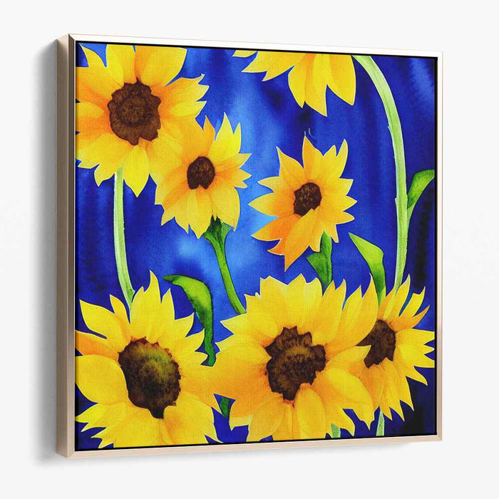 Watercolor Sunflower #002