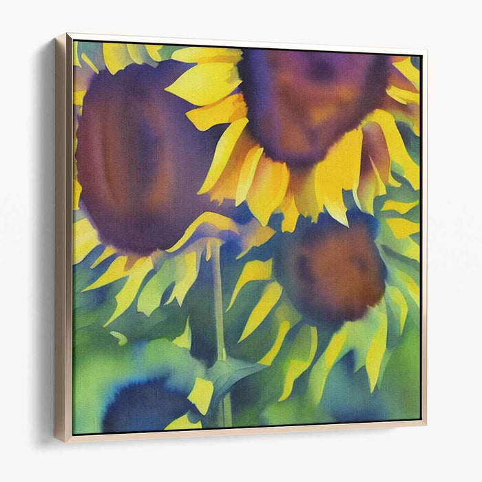 Watercolor Sunflower #003