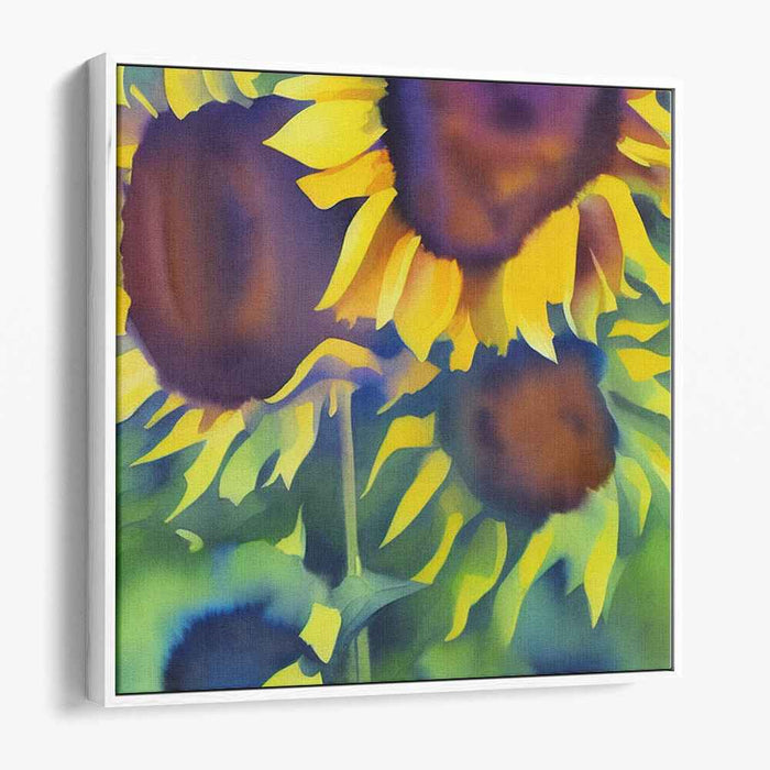 Watercolor Sunflower #003