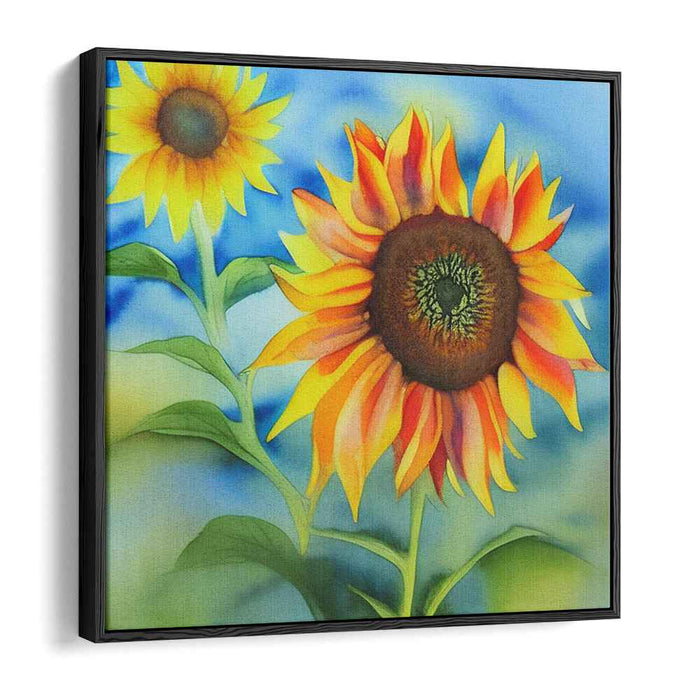 Watercolor Sunflower #010