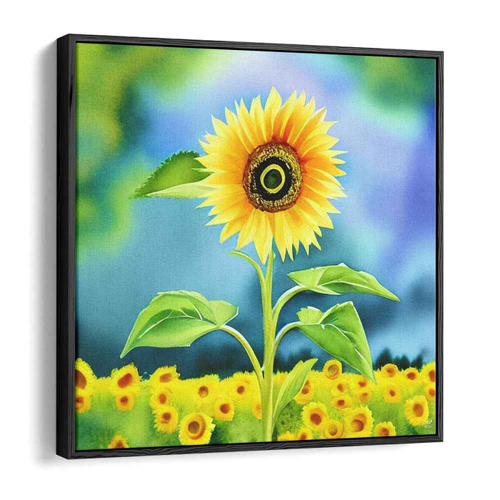 Watercolor Sunflower #011