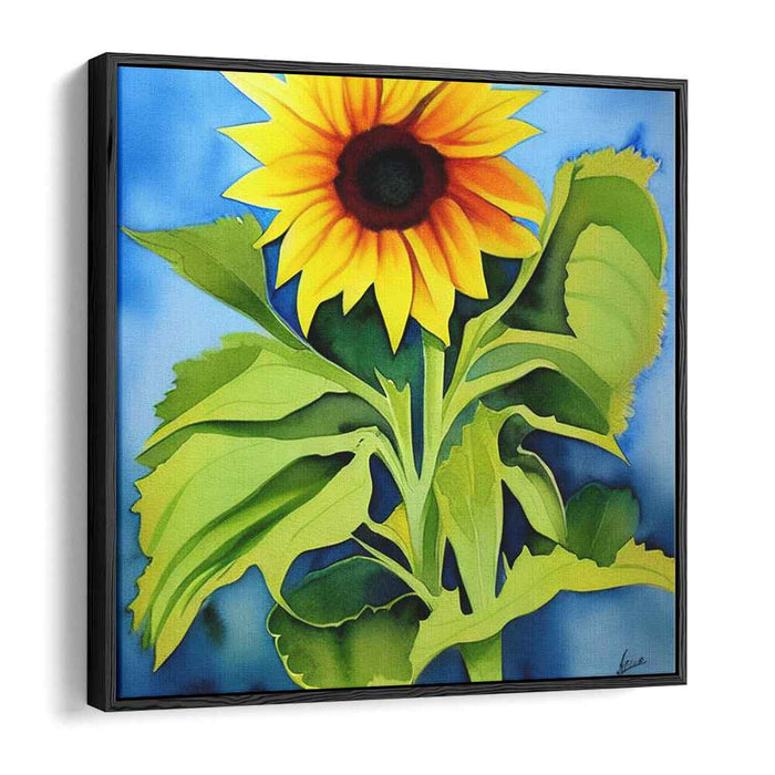 Watercolor Sunflower #015