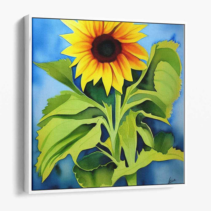 Watercolor Sunflower #015