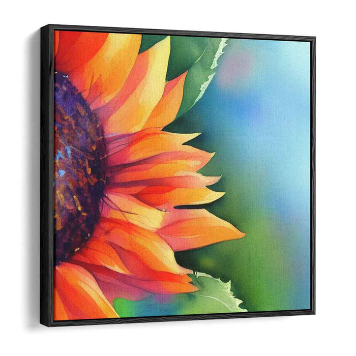 Watercolor Sunflower #016