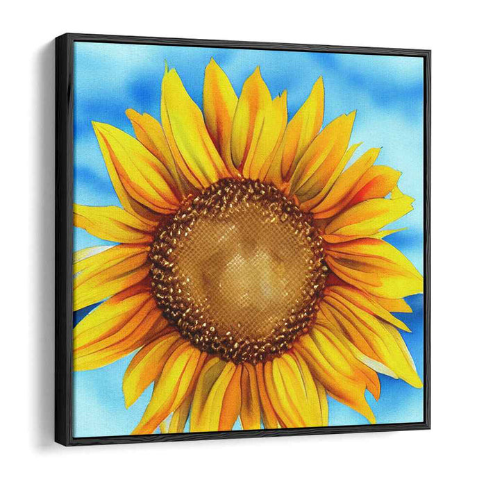 Watercolor Sunflower #018