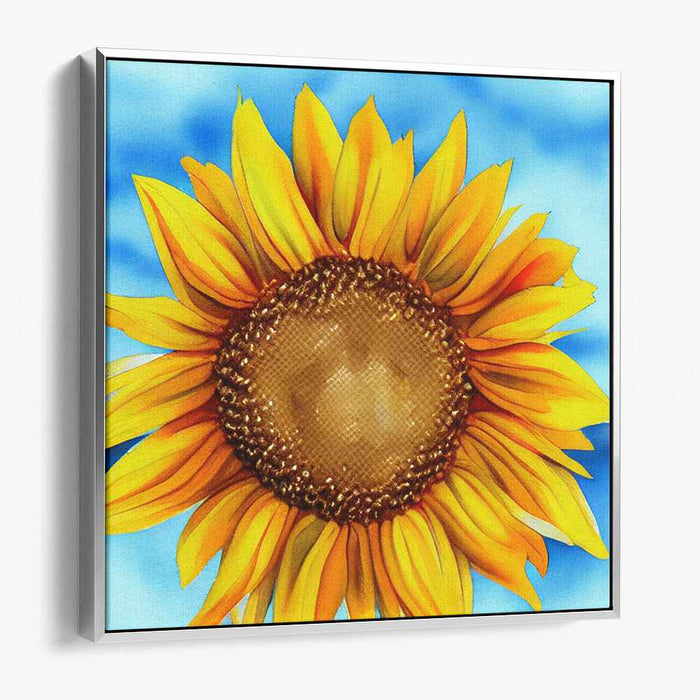 Watercolor Sunflower #018
