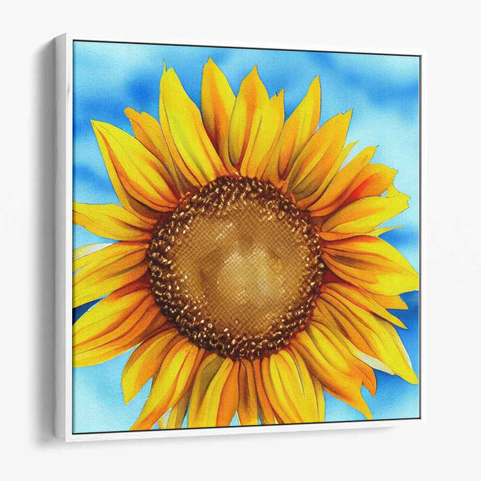 Watercolor Sunflower #018