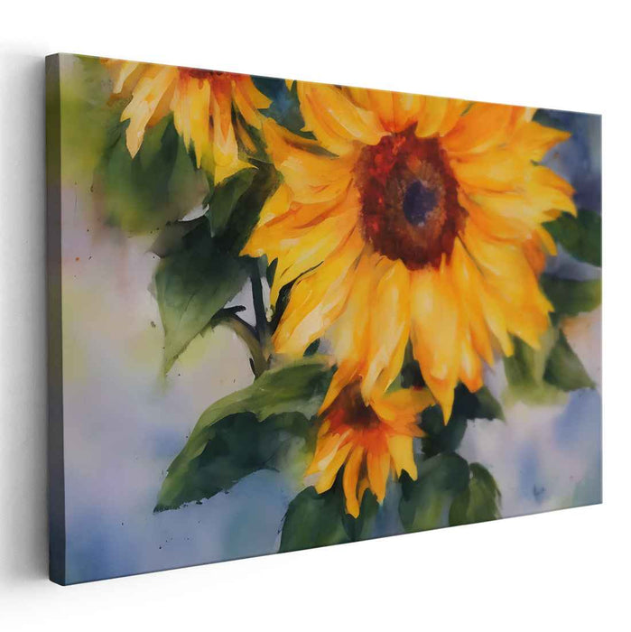 Watercolor Impressions: Watercolor Impressionist Canvas Art Print