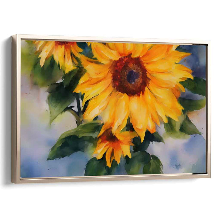 Watercolor Impressions: Watercolor Impressionist Canvas Art Print