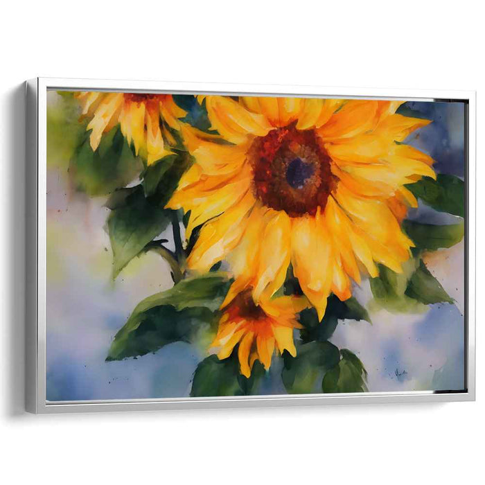 Watercolor Impressions: Watercolor Impressionist Canvas Art Print