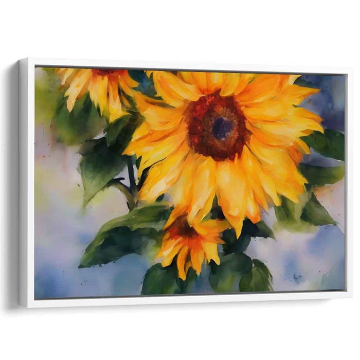 Watercolor Impressions: Watercolor Impressionist Canvas Art Print