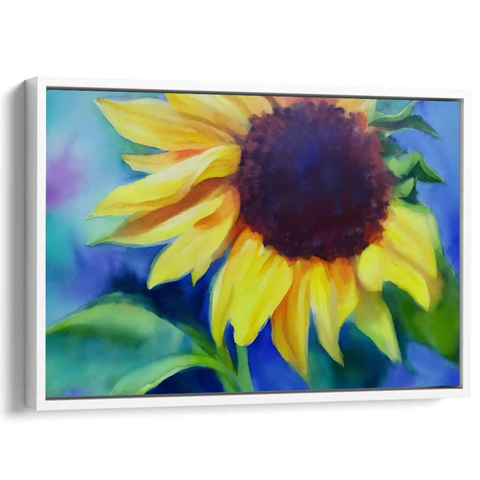 Rainbow Mist: Vivid Watercolor Canvas Art Print