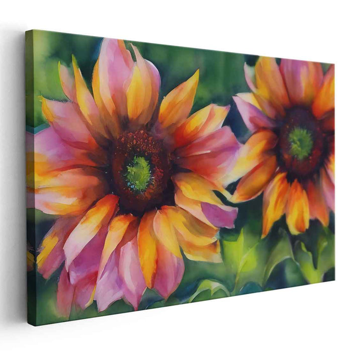 Watercolor Sunflower #123