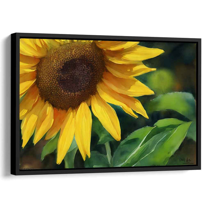 Watercolor Sunflower #124