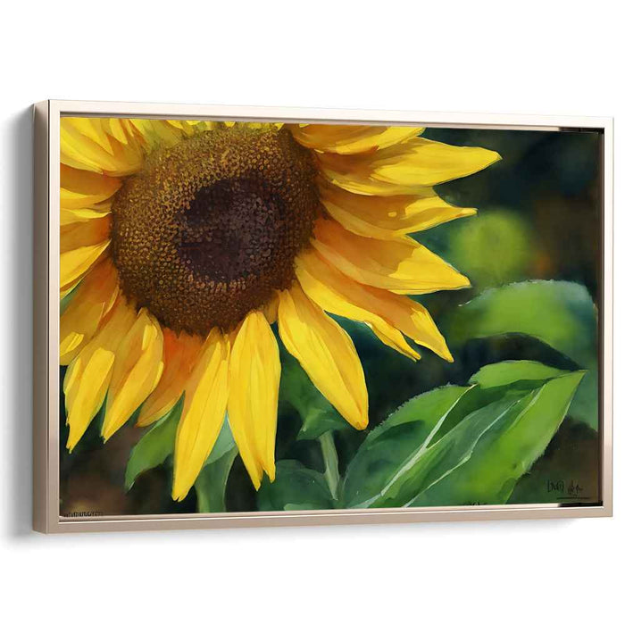 Watercolor Sunflower #124