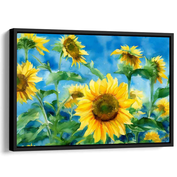 Watercolor Sunflower #126